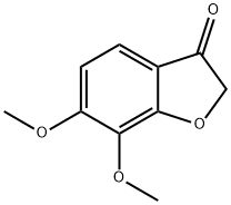 6,7-dimethoxy-2,3-dihydro-1-benzofuran-3-one 구조식 이미지