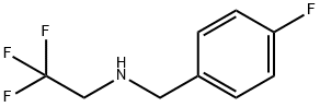 Benzenemethanamine, 4-fluoro-N-(2,2,2-trifluoroethyl)- 구조식 이미지