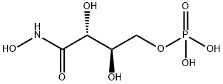 Butanamide, N,2,3-trihydroxy-4-(phosphonooxy)-, (2R,3R)- 구조식 이미지