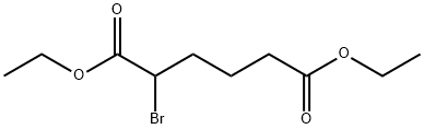 Hexanedioic acid, 2-bromo-, 1,6-diethyl ester Structure