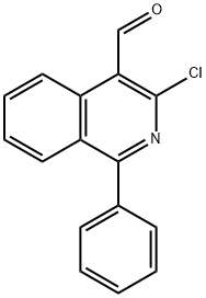 4-Isoquinolinecarboxaldehyde, 3-chloro-1-phenyl- Structure