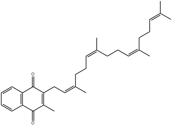 1,4-Naphthalenedione, 2-methyl-3-(3,7,11,15-tetramethyl-2,6,10,14-hexadecatetraenyl)-, (Z,Z,Z)- (9CI) 구조식 이미지