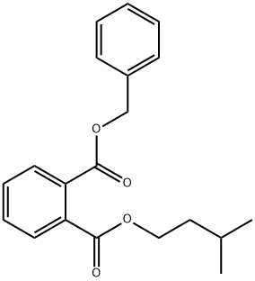 Benzylisopentyl phthalate Structure