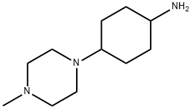 1-methyl-4-(4-aminocyclohexanol)piperazine Structure