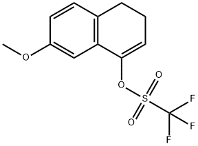 7-Methoxy-3,4-dihydronaphthalen-1-yl trifluoromethanesulfonate Structure