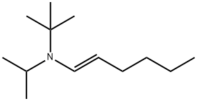 1-Hexen-1-amine, N-(1,1-dimethylethyl)-N-(1-methylethyl)-, (1E)- 구조식 이미지