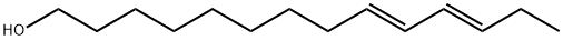 9,11-Tetradecadien-1-ol, (9E,11E)- Structure