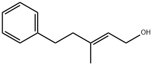 2-Penten-1-ol, 3-methyl-5-phenyl-, (2E)- 구조식 이미지