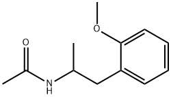 Acetamide, N-[2-(2-methoxyphenyl)-1-methylethyl]- Structure