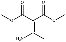 Propanedioic acid, 2-(1-?aminoethylidene)-, 1,3-dimethyl ester Structure