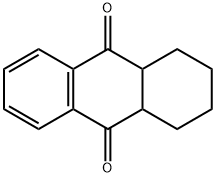 9,10-Anthracenedione, 1,2,3,4,4a,9a-hexahydro- 구조식 이미지
