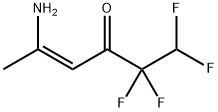 4-Hexen-3-one, 5-amino-1,1,2,2-tetrafluoro-, (4Z)- Structure