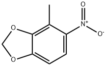 1,3-Benzodioxole, 4-methyl-5-nitro- Structure