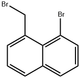 Naphthalene, 1-bromo-8-(bromomethyl)- Structure