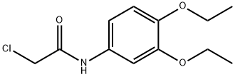 Acetamide, 2-chloro-N-(3,4-diethoxyphenyl)- Structure