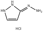 1H-Pyrazole, 3-hydrazinyl-, hydrochloride (1:1) 구조식 이미지