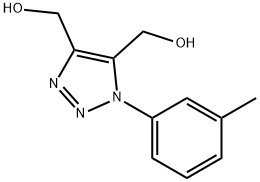 1-(3-methylphenyl)-1{H}-1,2,3-triazole-4,5-diyl]dimethanol Structure