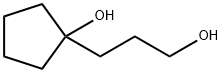 Cyclopentanepropanol, 1-hydroxy- 구조식 이미지