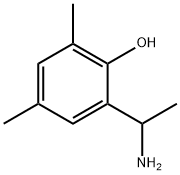 Phenol, 2-(1-aminoethyl)-4,6-dimethyl- Structure