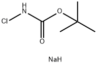 Carbamic acid, N-chloro-, 1,1-dimethylethyl ester, sodium salt (1:1) 구조식 이미지