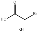 Acetic acid, bromo-, potassium salt (9CI) 구조식 이미지