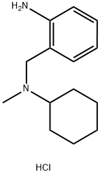 Benzenemethanamine,N-cyclohexyl-N-methyl-2-amino-,hydrochloride(1:1) Structure