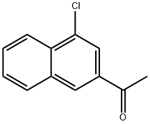 Ethanone, 1-(4-chloro-2-naphthalenyl)- Structure