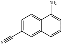 2-Naphthalenecarbonitrile, 5-amino- 구조식 이미지