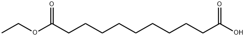 Undecanedioic acid, 1-ethyl ester Structure