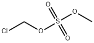 Sulfuric acid, chloromethyl methyl ester 구조식 이미지