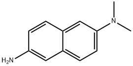 2,6-Naphthalenediamine, N2,N2-dimethyl- Structure