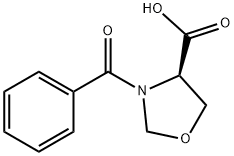 N-Bz-R-4-Oxazolidinecarboxylic acid Structure