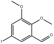 Benzaldehyde, 5-iodo-2,3-dimethoxy- Structure