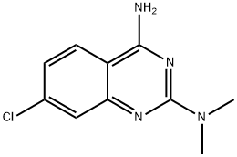 2,4-Quinazolinediamine, 7-chloro-N2,N2-dimethyl- Structure