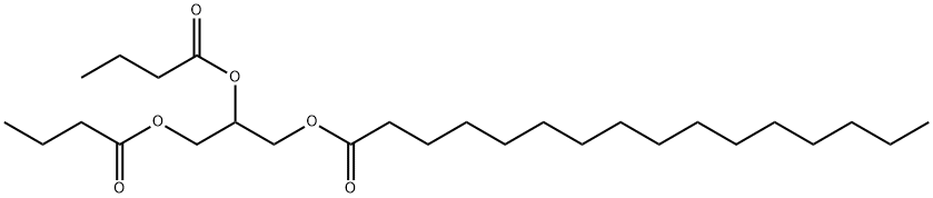 1,2-Dibutyryl-3-Palmitoyl-rac-glycerol Structure