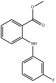 Benzoic acid, 2-[(3-fluorophenyl)amino]-, methyl ester Structure