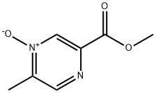 2-Pyrazinecarboxylic acid, 5-methyl-, methyl ester, 4-oxide 구조식 이미지