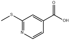 2-(Methylthio)-4-pyridinecarboxylic Acid 구조식 이미지