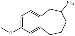 5H-Benzocyclohepten-6-amine, 6,7,8,9-tetrahydro-2-methoxy- Structure