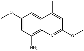 8-Quinolinamine, 2,6-dimethoxy-4-methyl- Structure