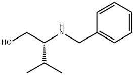 1-Butanol, 3-methyl-2-[(phenylmethyl)amino]-, (2R)- Structure