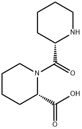 2-Piperidinecarboxylic acid, 1-[(2S)-2-piperidinylcarbonyl]-, (2S)- Structure