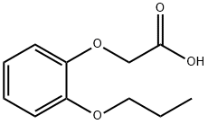 Acetic acid, 2-(2-propoxyphenoxy)- 구조식 이미지