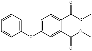 1,2-Benzenedicarboxylic acid, 4-phenoxy-, 1,2-dimethyl ester Structure