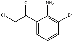 Ethanone, 1-(2-amino-3-bromophenyl)-2-chloro- Structure