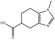 1H-Benzimidazole-5-carboxylic acid, 4,5,6,7-tetrahydro-1-methyl- Structure