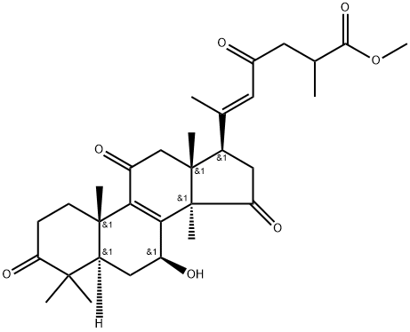 Methyl ganoderenate D 구조식 이미지