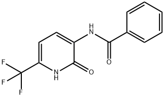 N-(2-oxo-6-(trifluoromethyl)-1,2-dihydropyridin-3-yl)benzamide Structure