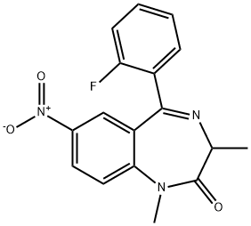 3-Methyl Flunitrazepam Structure