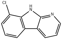 9H-Pyrido[2,3-b]indole, 8-chloro- Structure